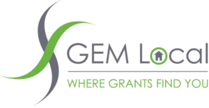 GEM local grey logo